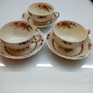 Vintage Spode Copland teacups and saucer